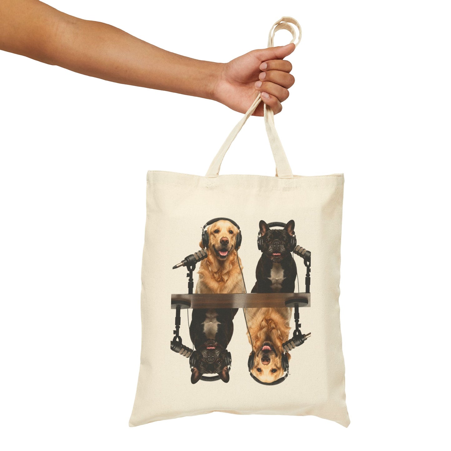 Goldie & Frenchie Reflection Canvas Tote