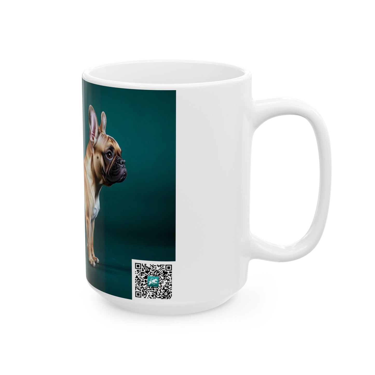 French Bulldog Ceramic Mug — French Bulldog Dog Breed Coffee Cup (11oz/15oz)
