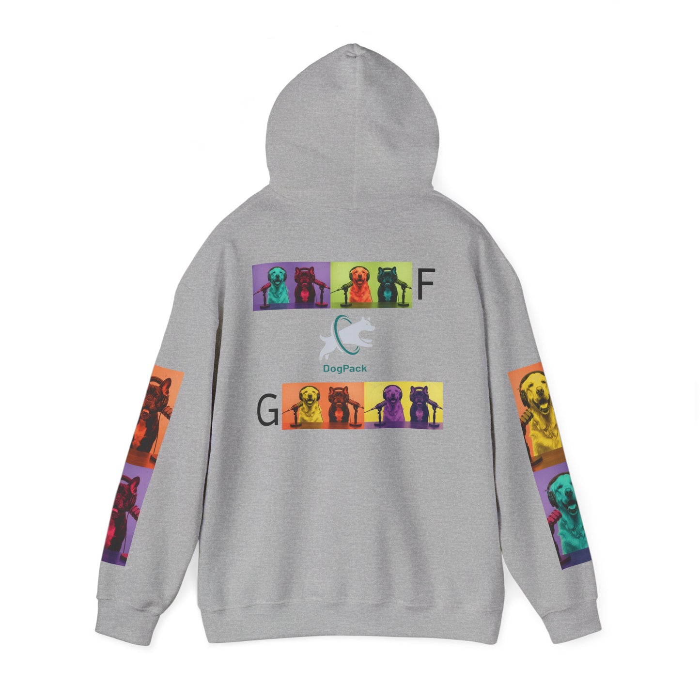 Goldie & Frenchie Cruisin' Hoodie — G&F "Windows down, music up" - Warhol inspired