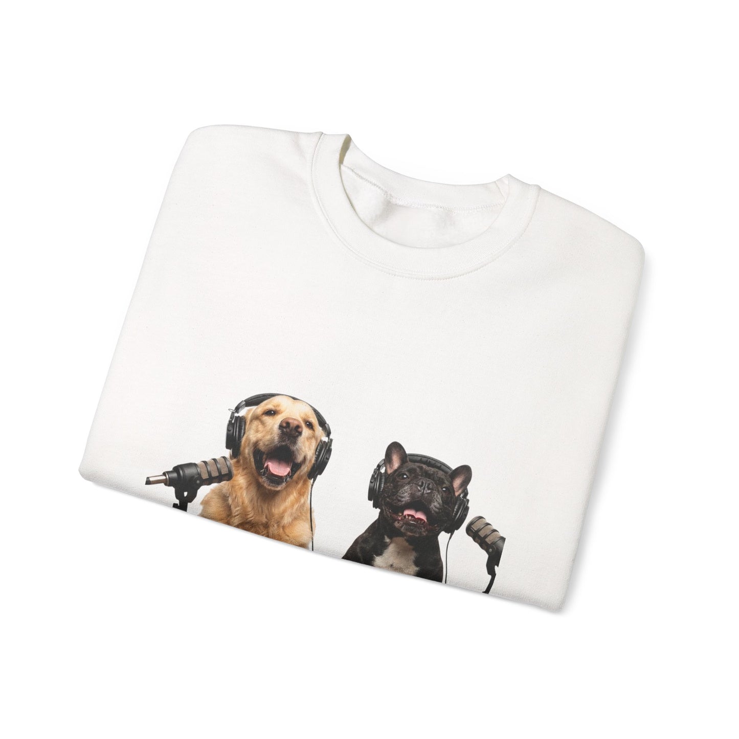 Goldie & Frenchie Smiling Crewneck with G&F sleeves