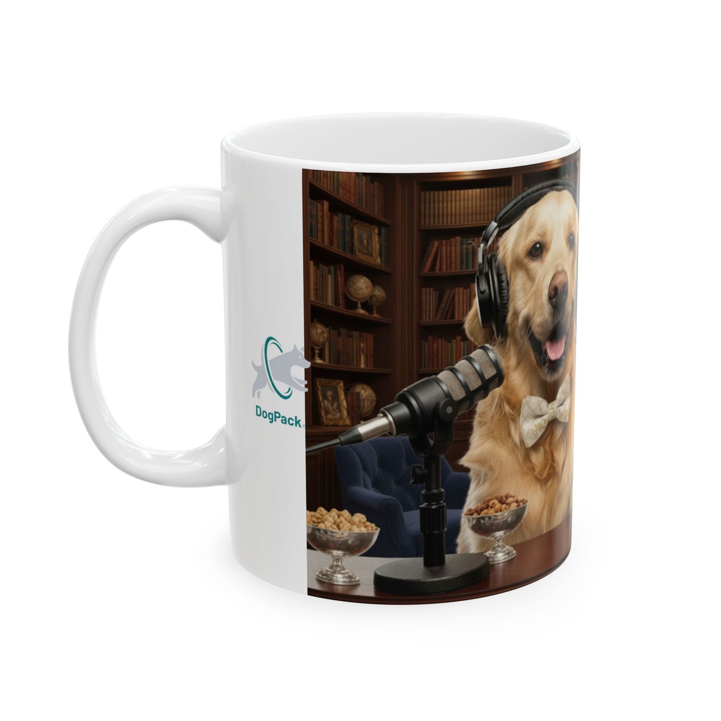 Goldie & Frenchie 'Sophisticated' - Coffee Ceramic Mug, (11oz, 15oz)