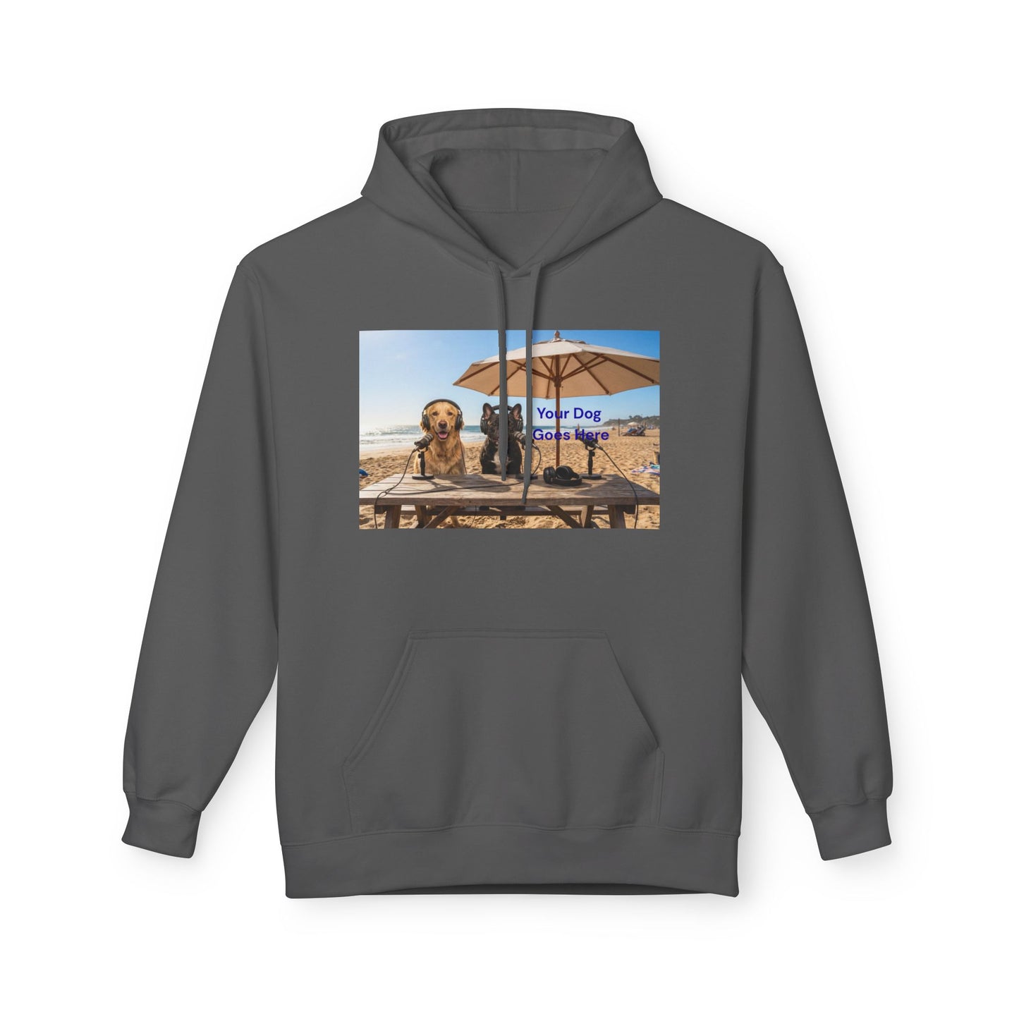 Custom Goldie & Frenchie with Your Dog! Soft Style Podcast Hoodie