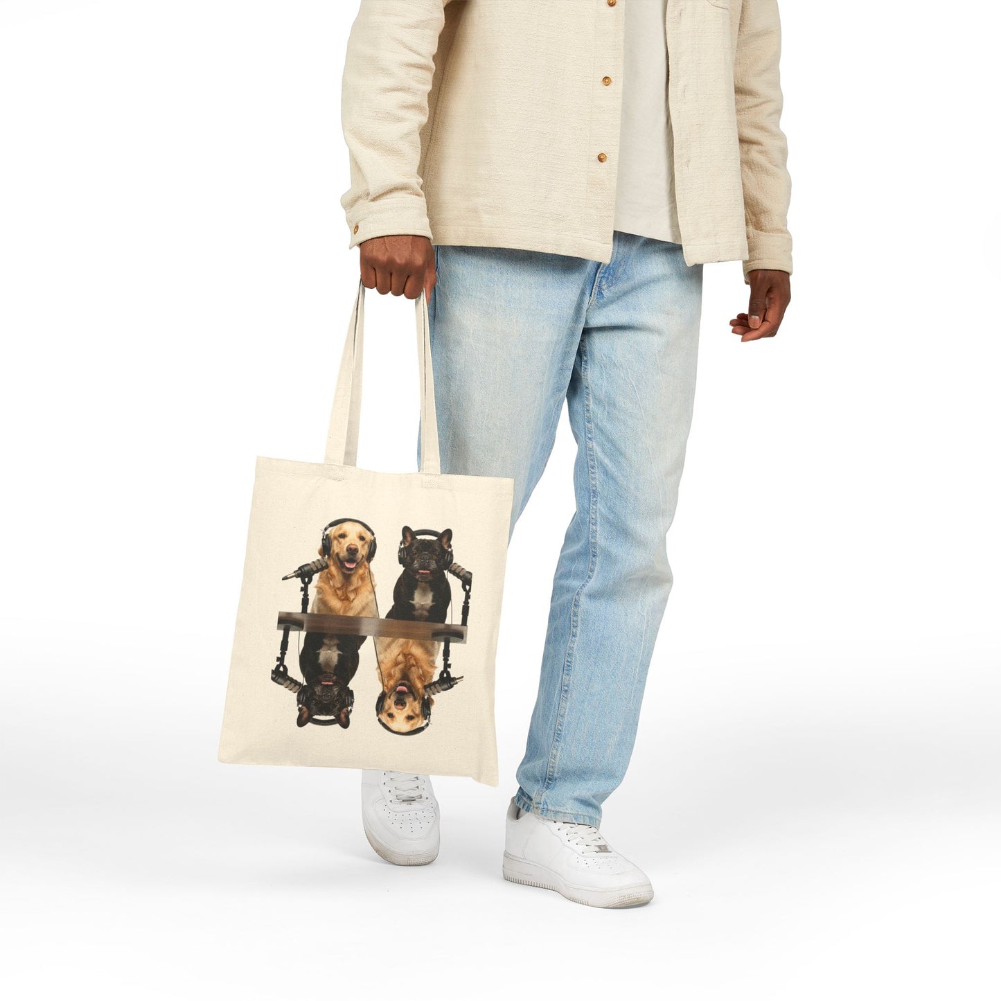 Goldie & Frenchie Reflection Canvas Tote