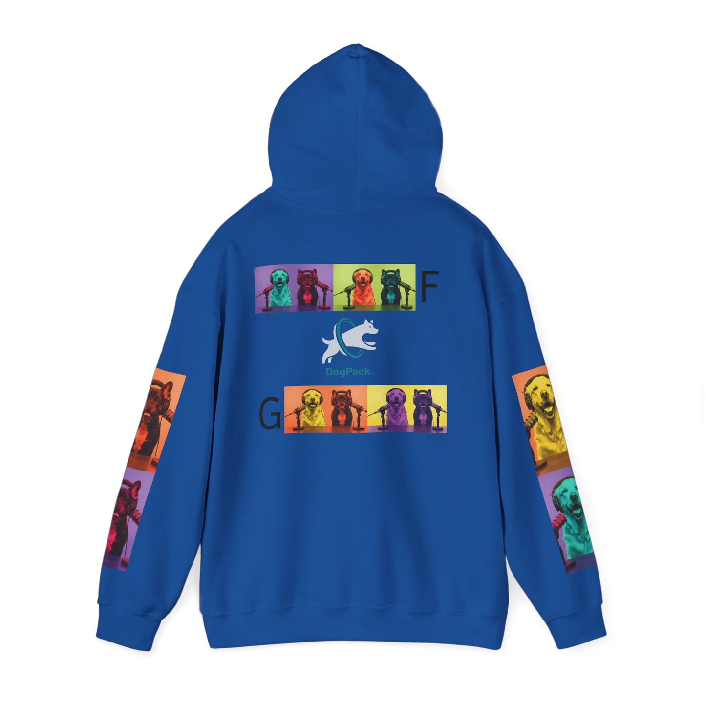 Goldie & Frenchie Cruisin' Hoodie — G&F "Windows down, music up" - Warhol inspired