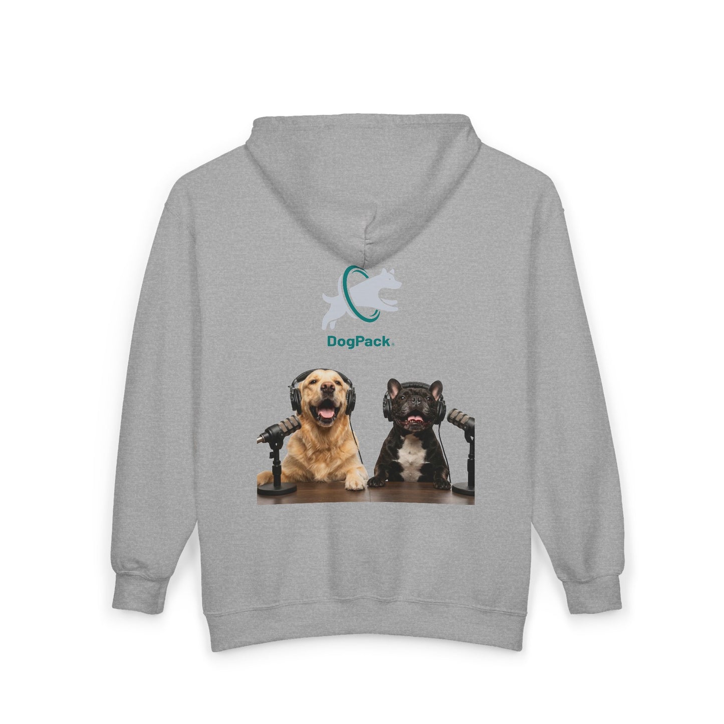 Goldie & Frenchie Podcast Full-Zip Hoodie - Front and Back - Ships from Australia + New Zealand