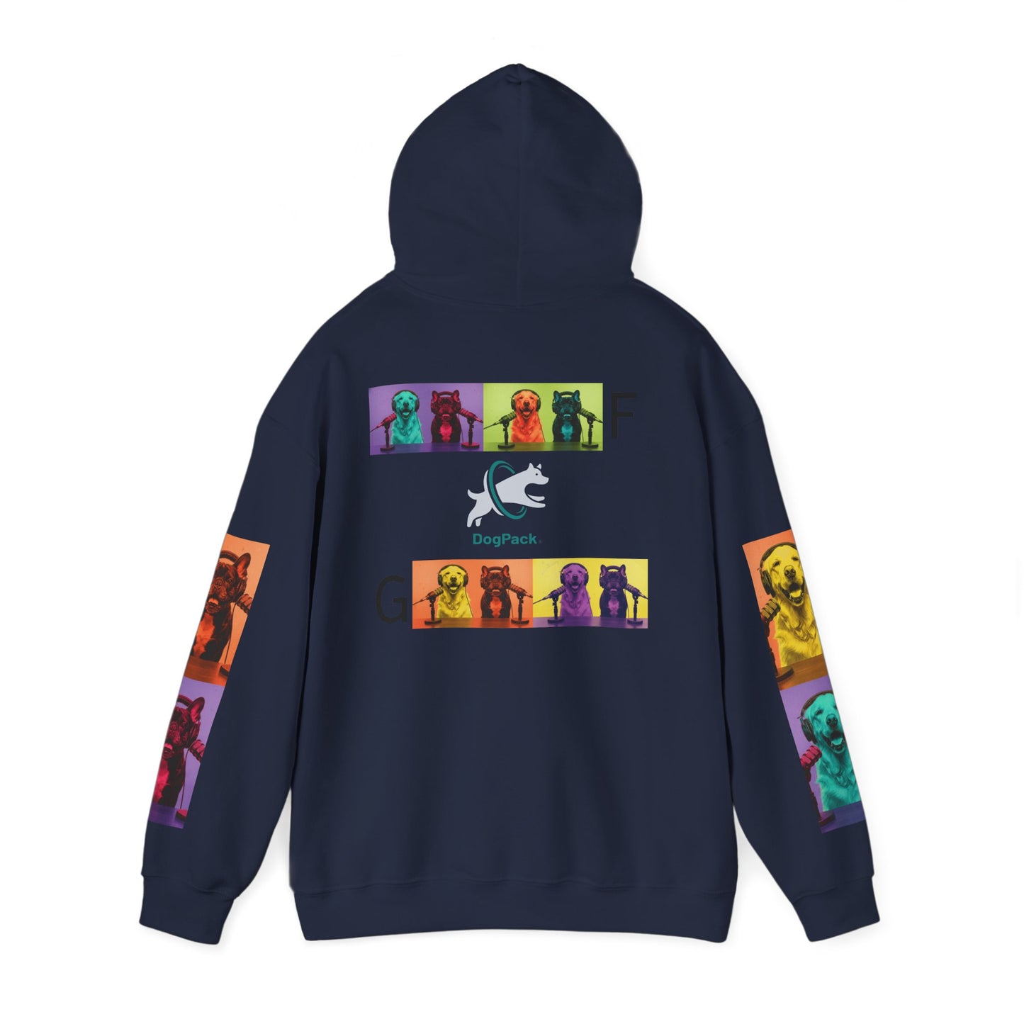 Goldie & Frenchie Cruisin' Hoodie — G&F "Windows down, music up" - Warhol inspired