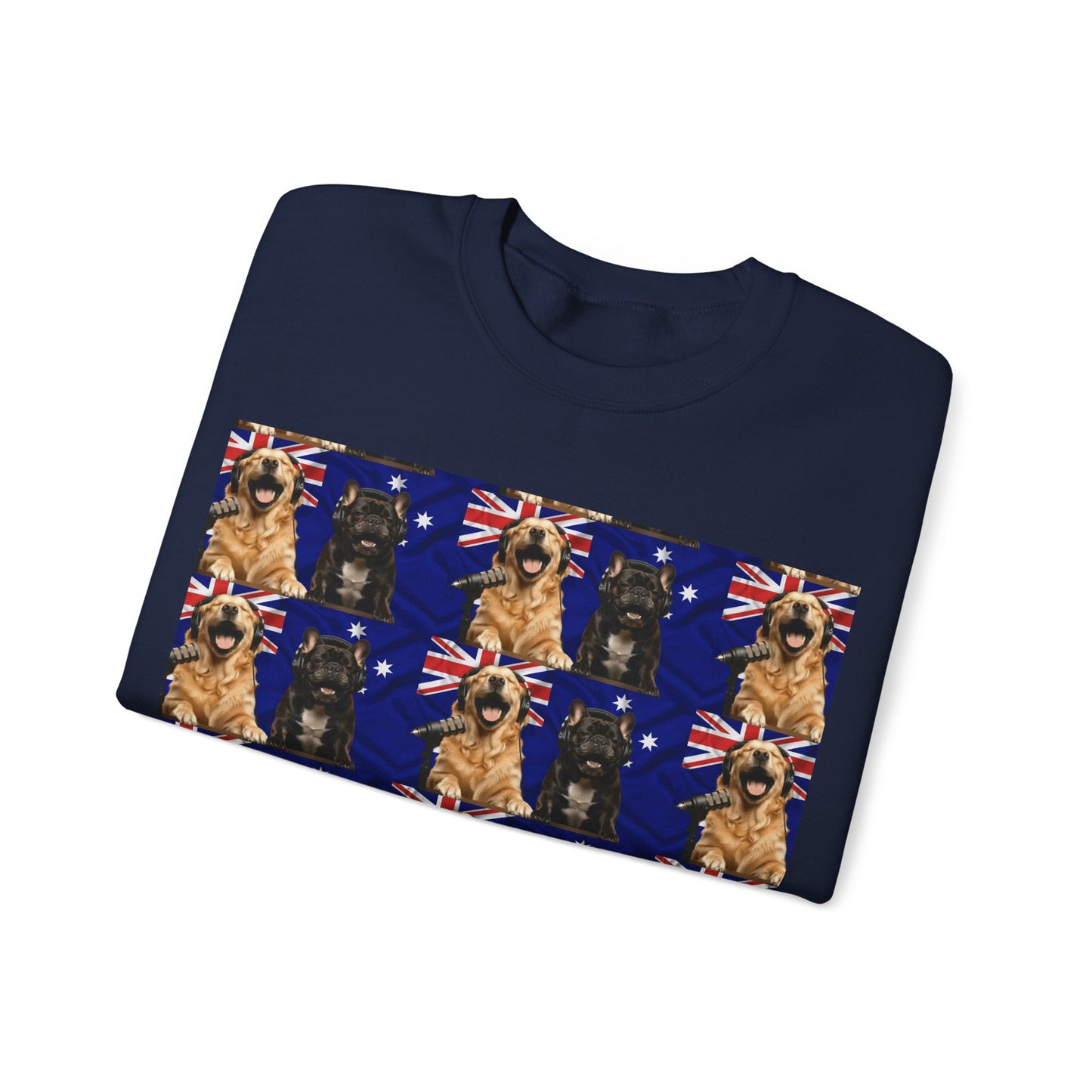 Goldie & Frenchie Australian Pride Crewneck Sweatshirt — Fully Printed Special Edition - Ships from Australia + New Zealand