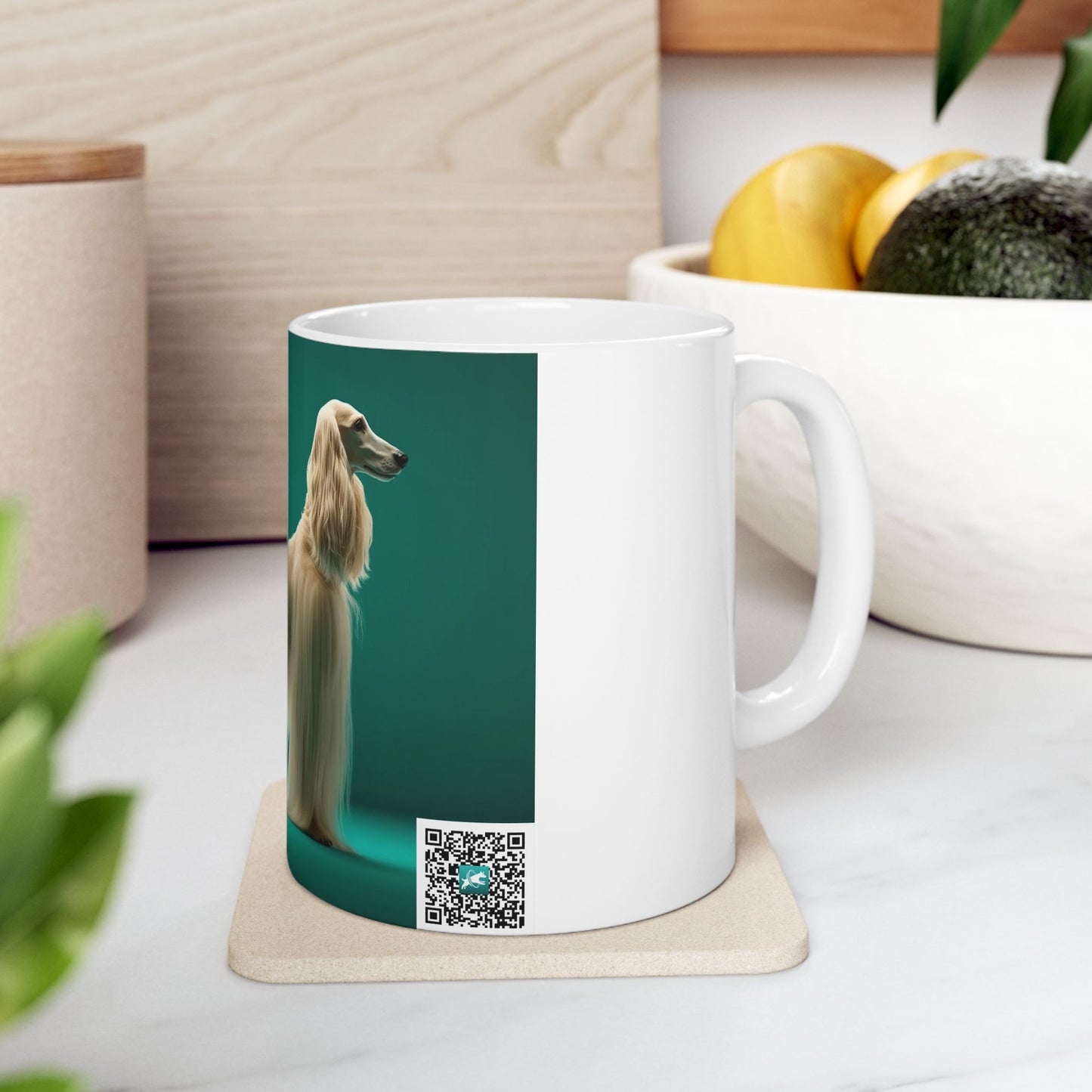 Afghan Hound Ceramic Mug – Dog Lover Coffee Cup (11oz/15oz)