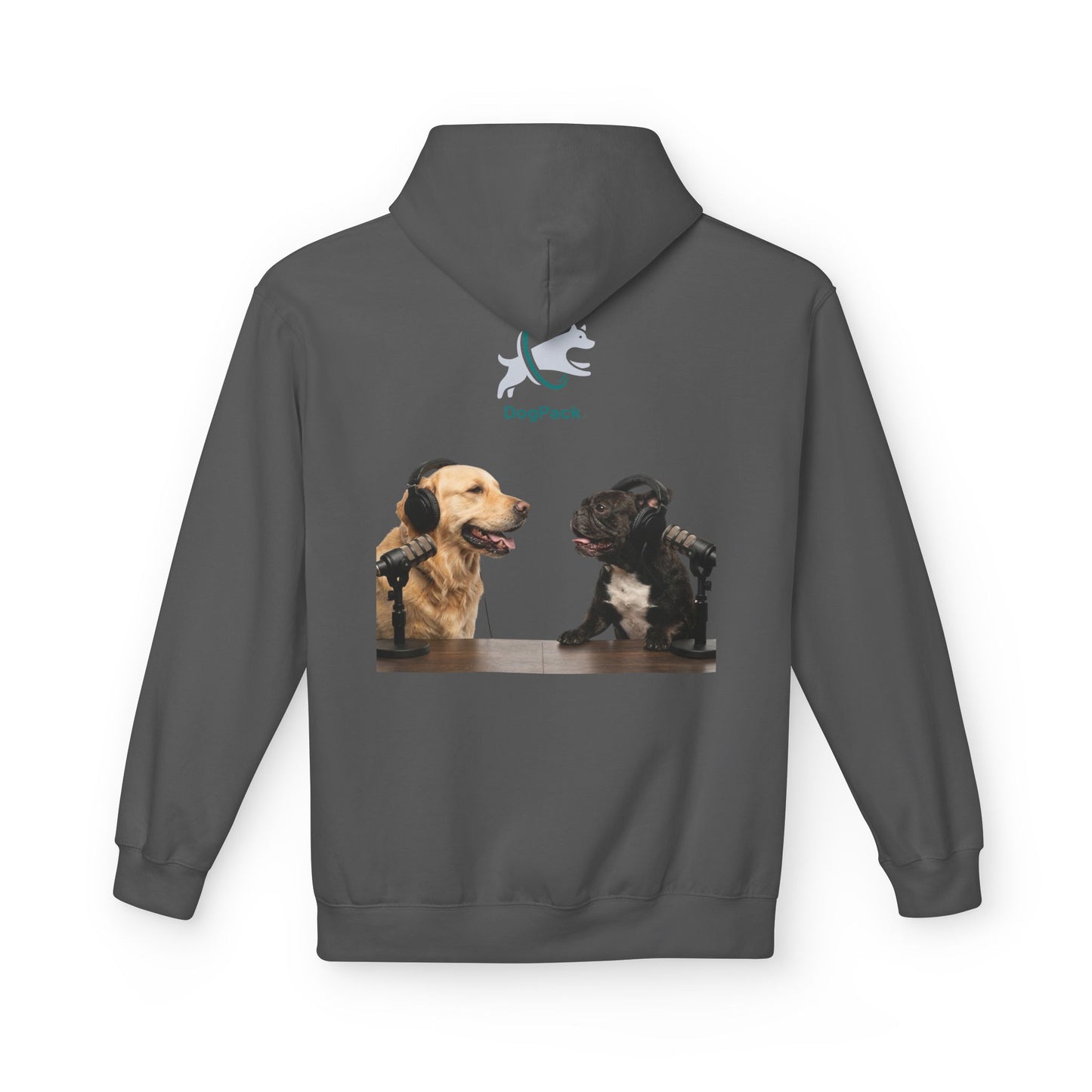 Custom Goldie & Frenchie with Your Dog! Soft Style Podcast Hoodie