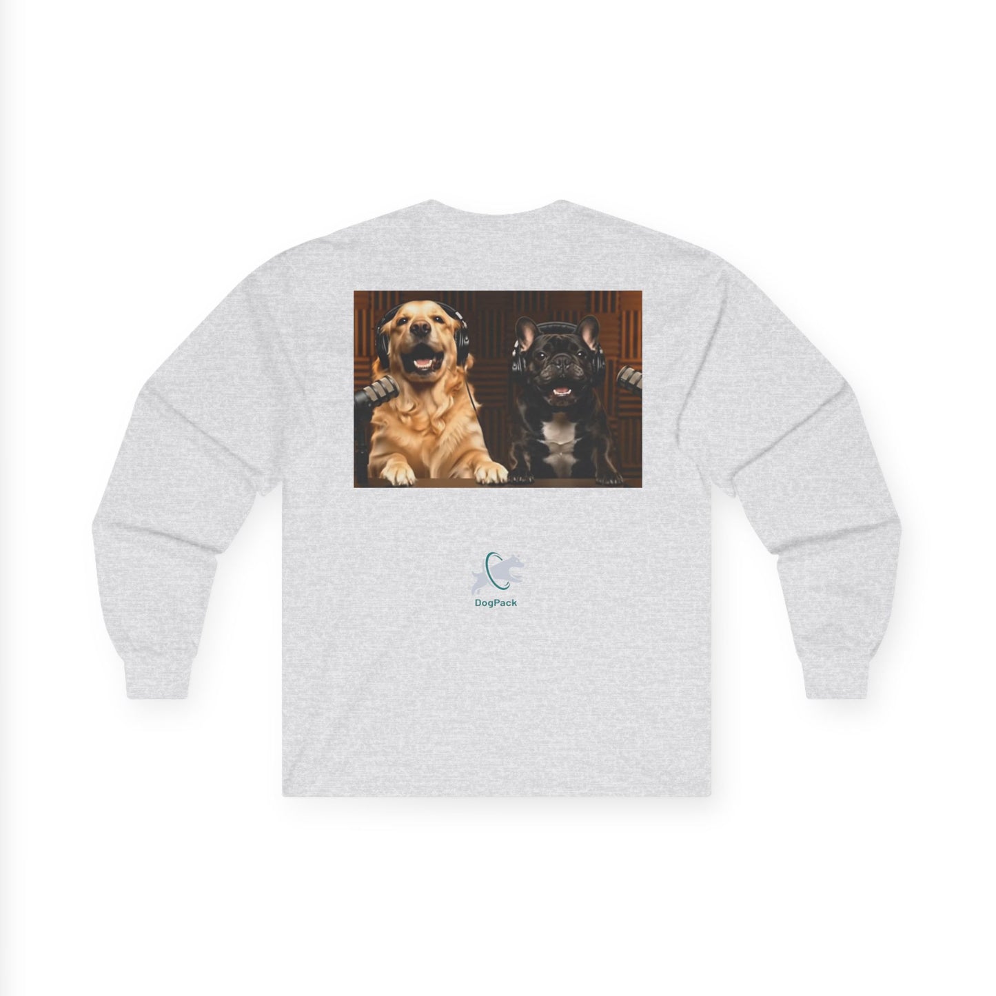 Goldie & Frenchie Long Sleeve Tee - Front and Back