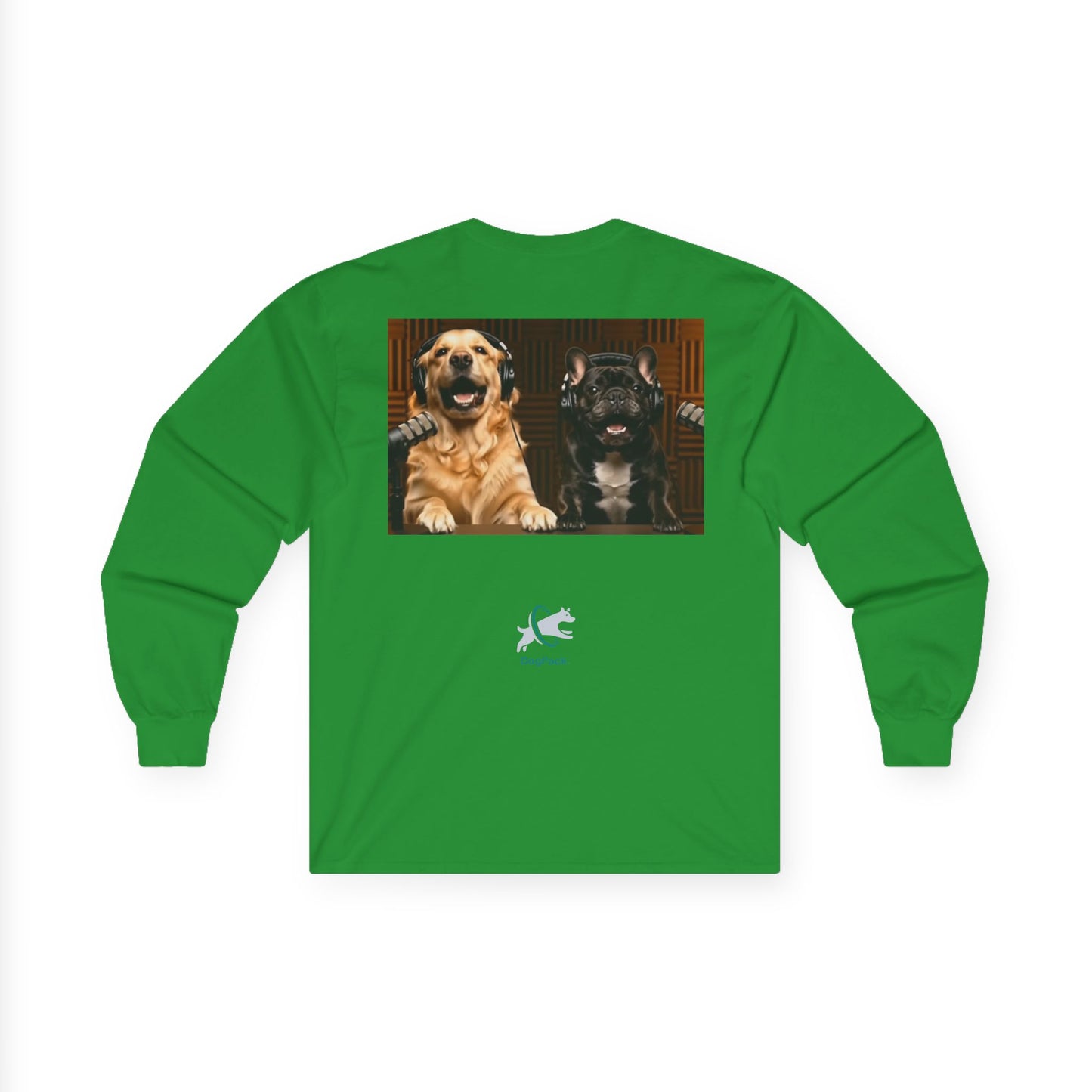 Goldie & Frenchie Long Sleeve Tee - Front and Back