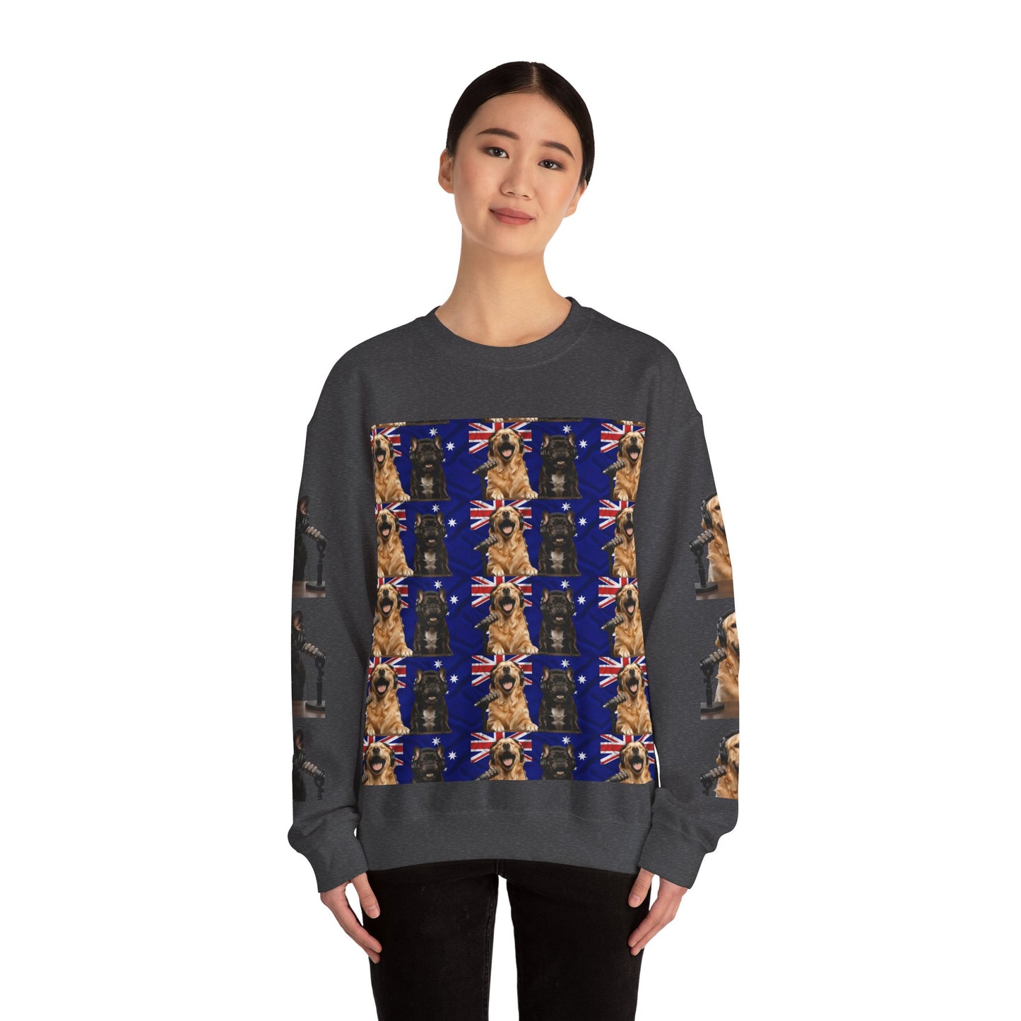 Goldie & Frenchie Australian Pride Crewneck Sweatshirt — Fully Printed Special Edition - Ships from Australia + New Zealand