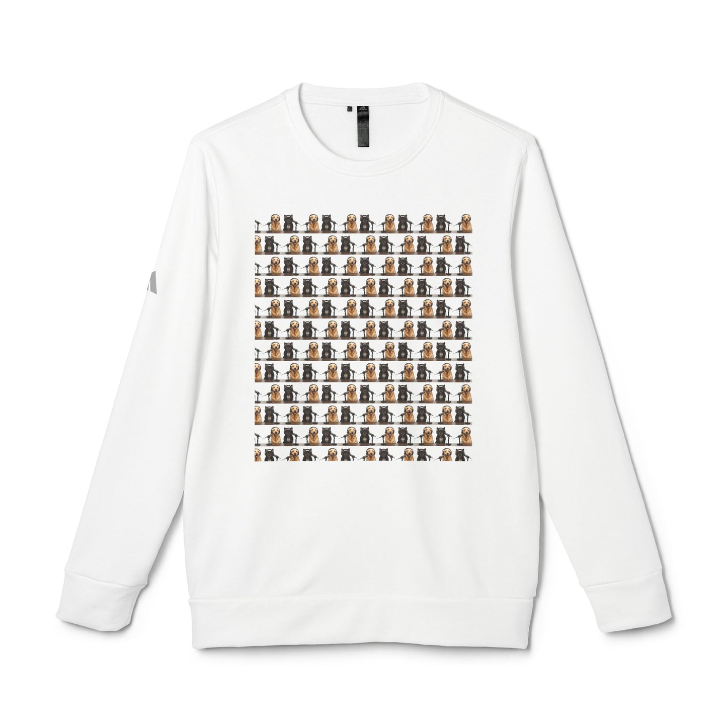 DogPack® Goldie & Frenchie™ Classic Crewneck Sweatshirt — adidas Sustainable Fleece