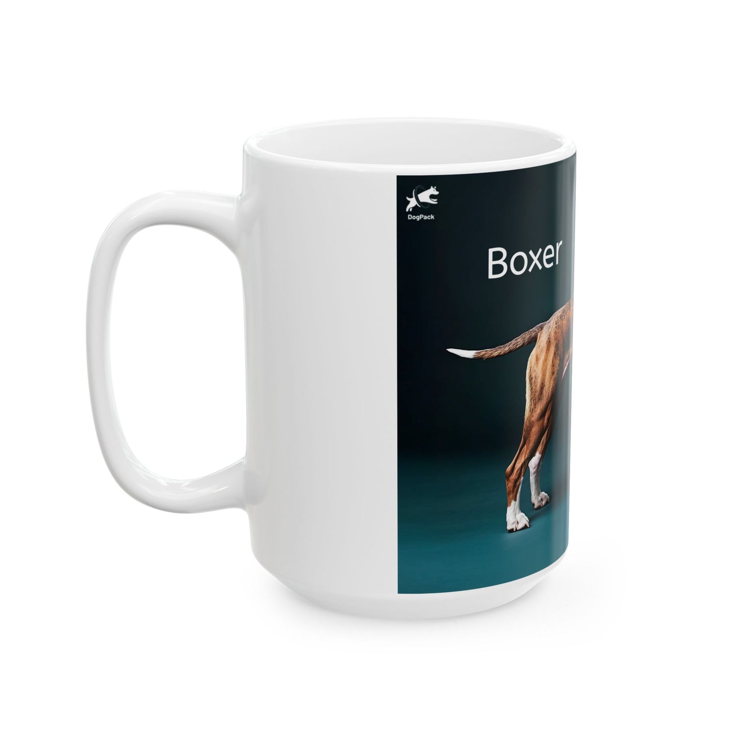 Boxer Dog Ceramic Mug (11oz & 15oz) — Gift for Dog Lovers