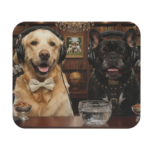 Goldie & Frenchie 'Sophisticated and Wealthy' Mouse Pad