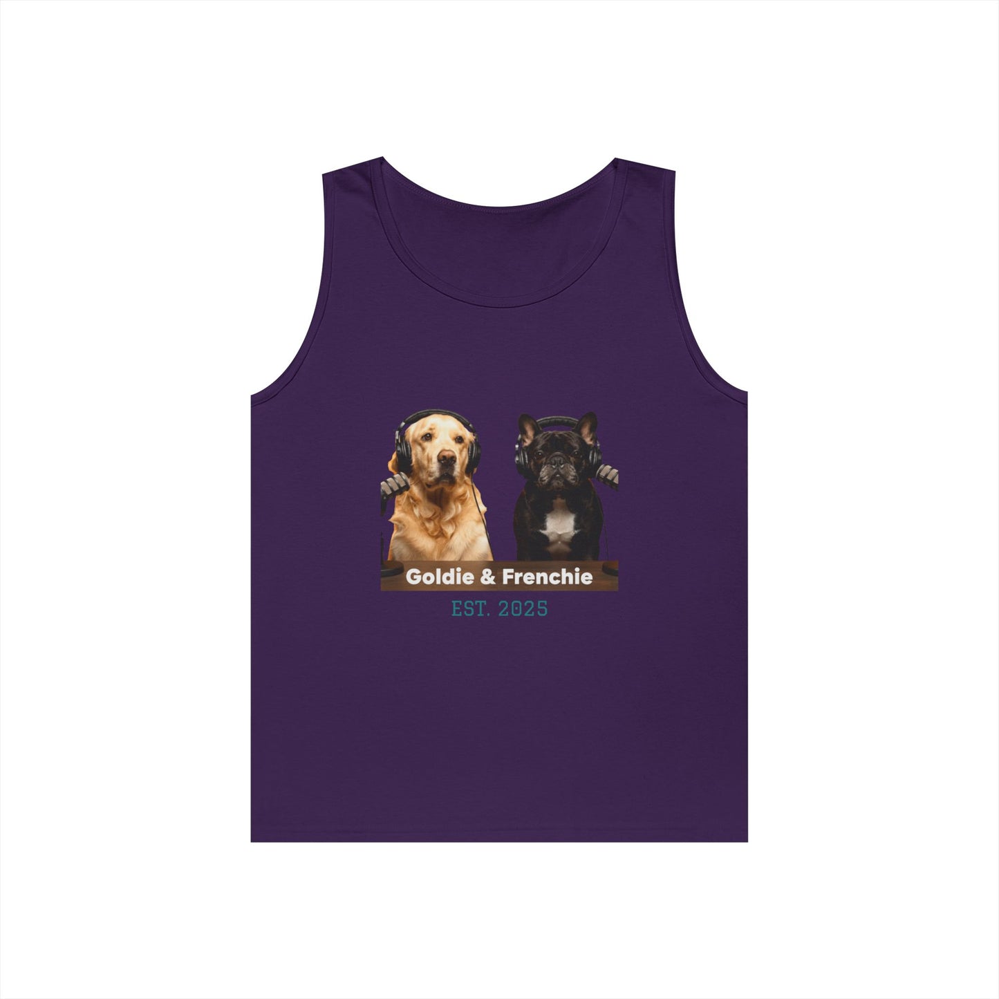 Goldie & Frenchie Front and Back Tank Top - Unisex