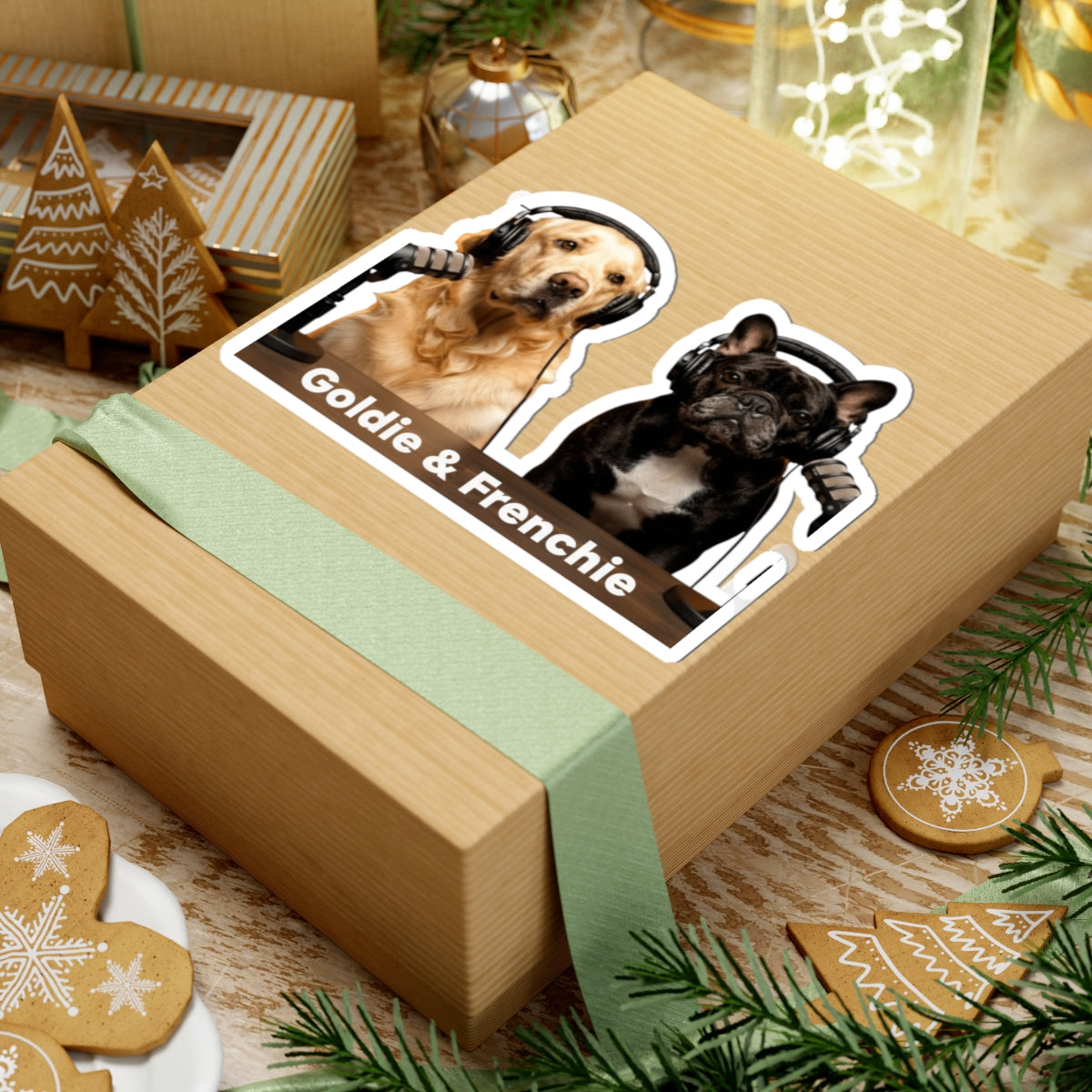 Goldie & Frenchie Classic On-Air Sticker