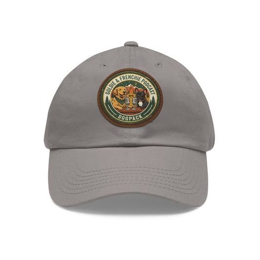 Goldie & Frenchie Leather Patch Baseball Cap - Outdoor Badge