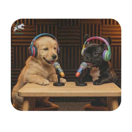 Baby Goldie & Frenchie Puppies In The Studio Mouse Pad