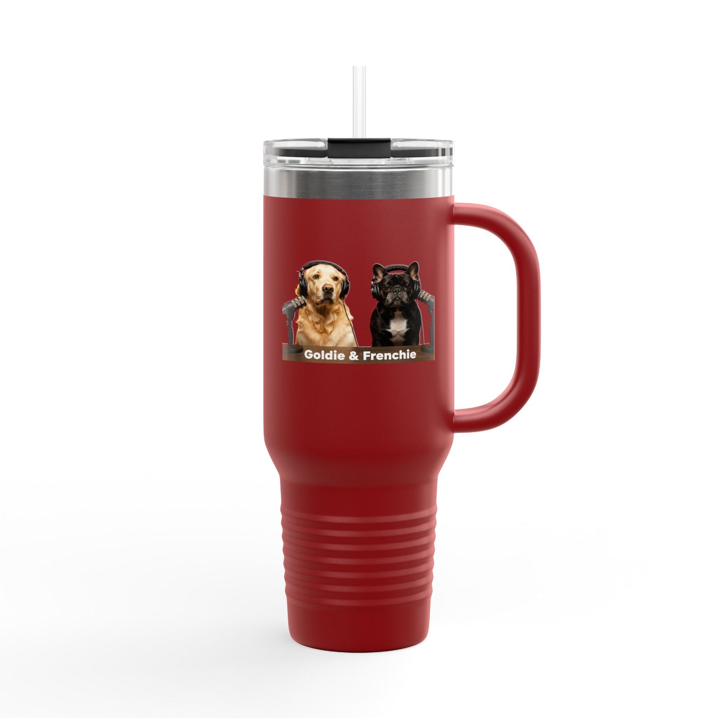 Goldie & Frenchie 40oz Insulated Travel Mug