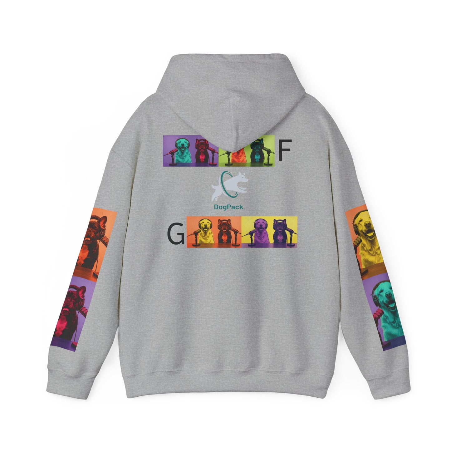 Goldie & Frenchie Cruisin' Hoodie — G&F "Windows down, music up" - Warhol inspired