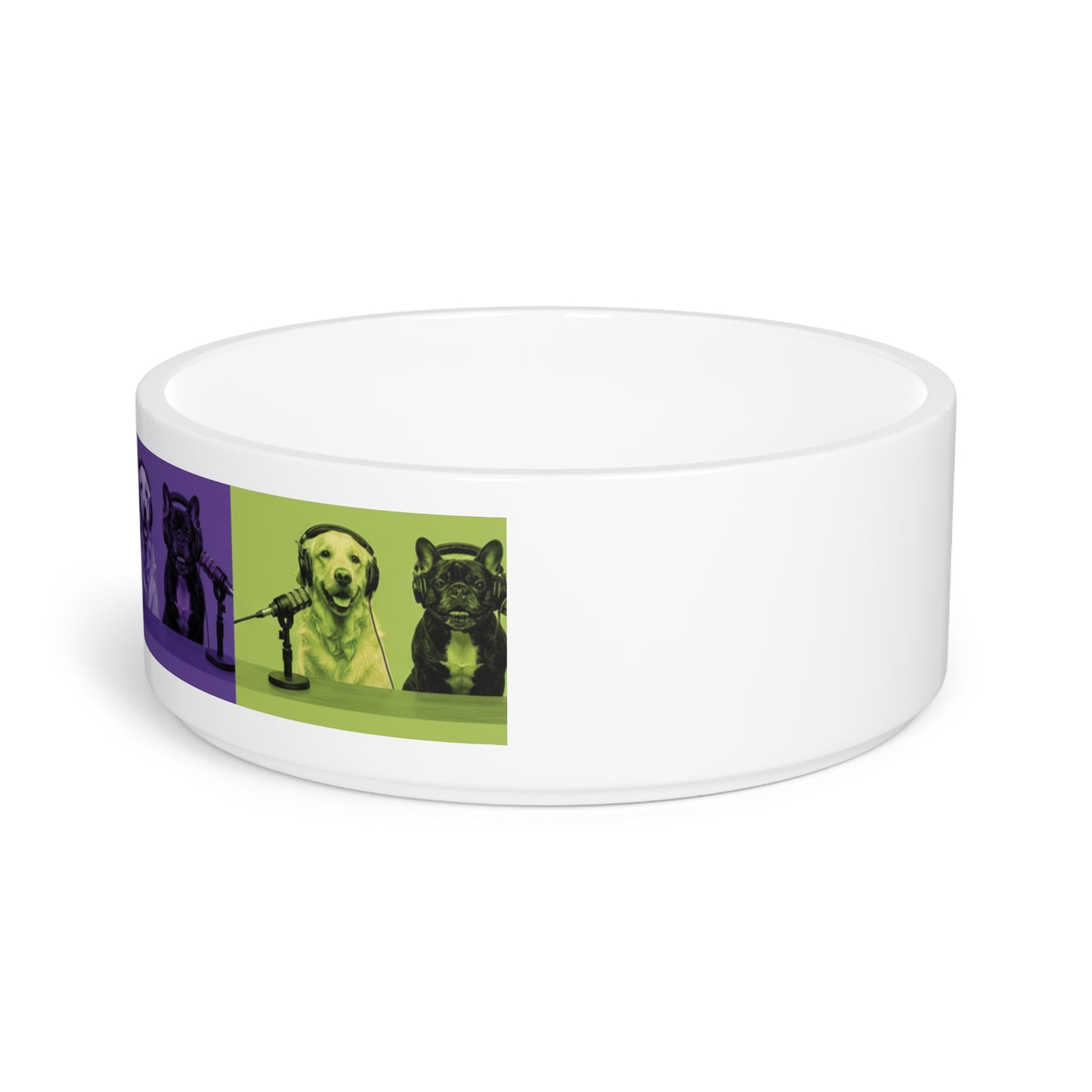 Goldie & Frenchie Pet Bowl for Food or Water - Pop Art Inspired