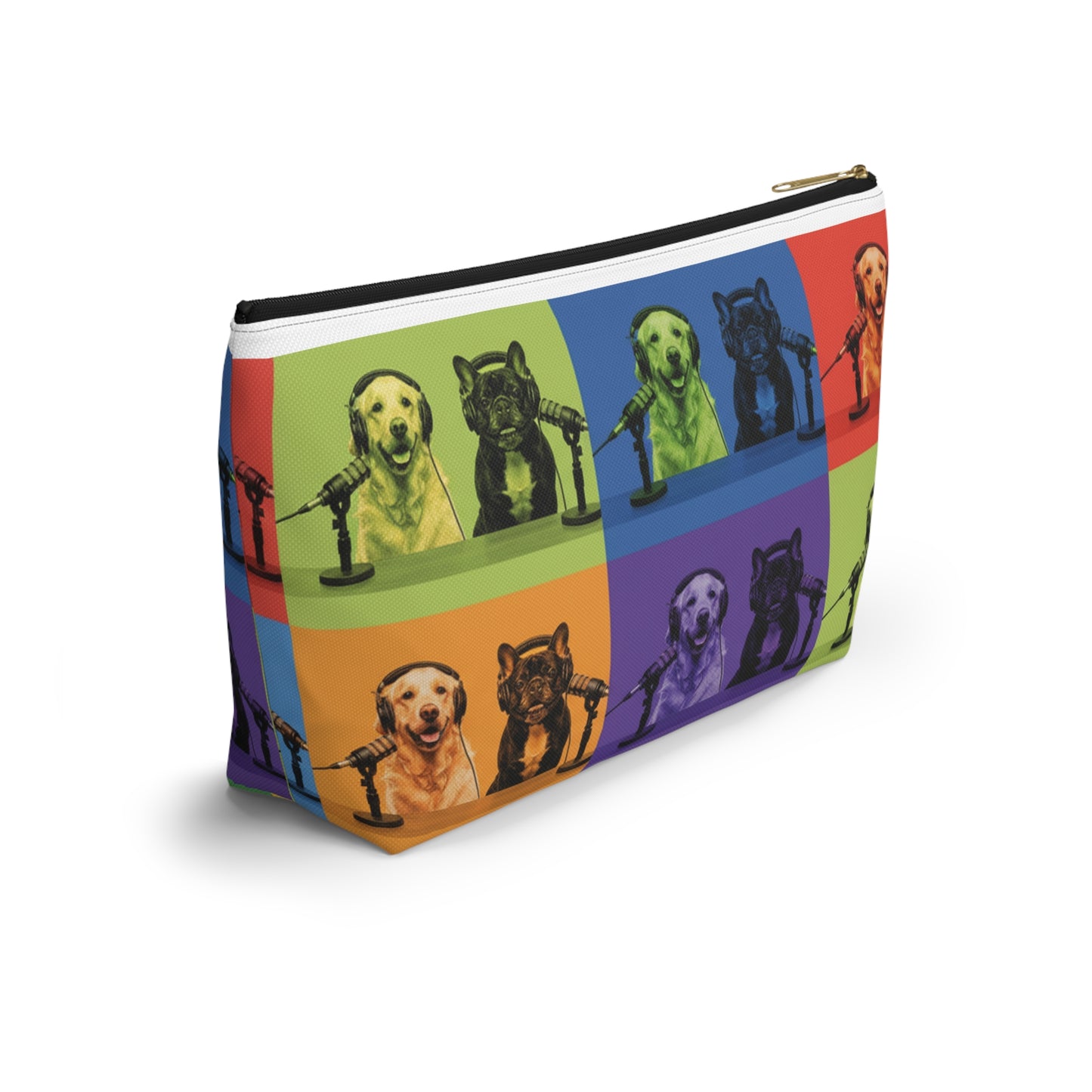 Goldie & Frenchie Warhol Inspired Pop Art Accessory Pouch