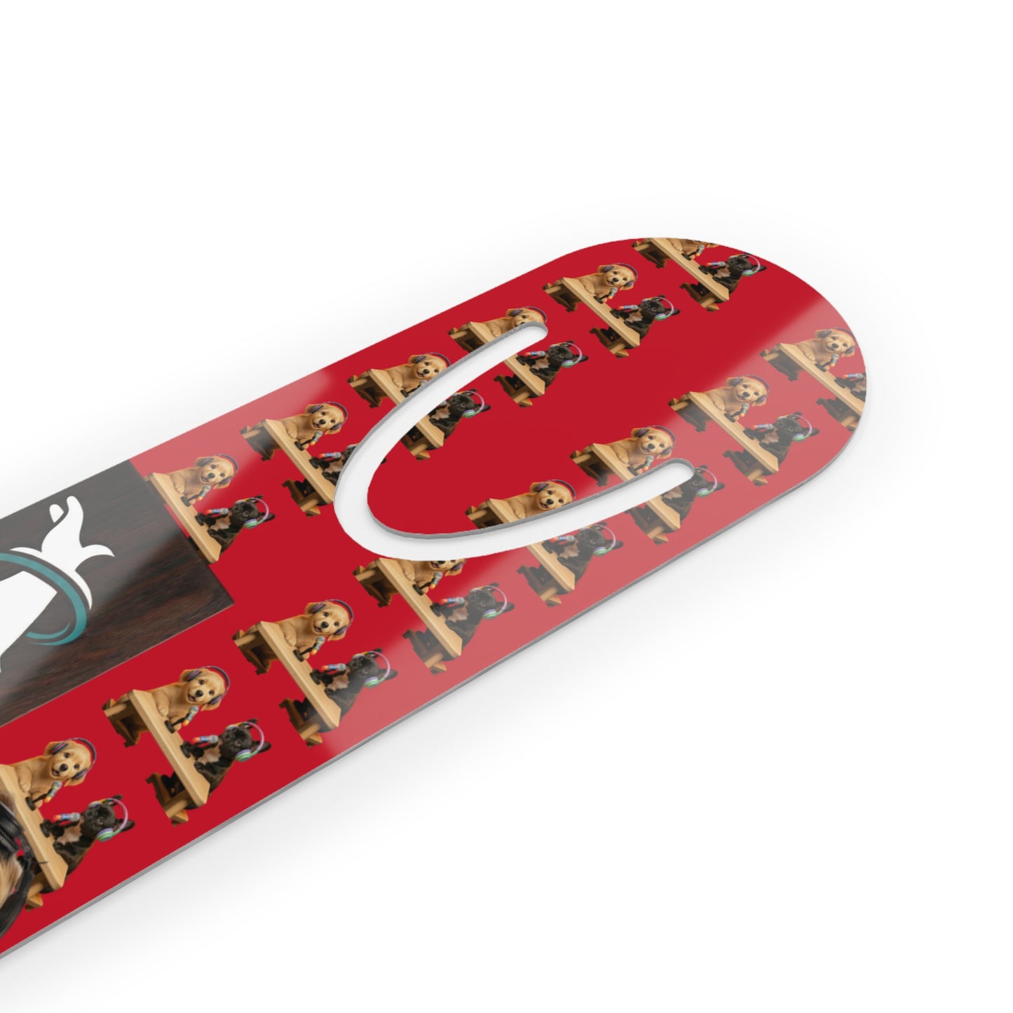 Goldie & Frenchie by DogPack Metal Bookmark — Puppy Pattern Bookmark for Dog Lovers