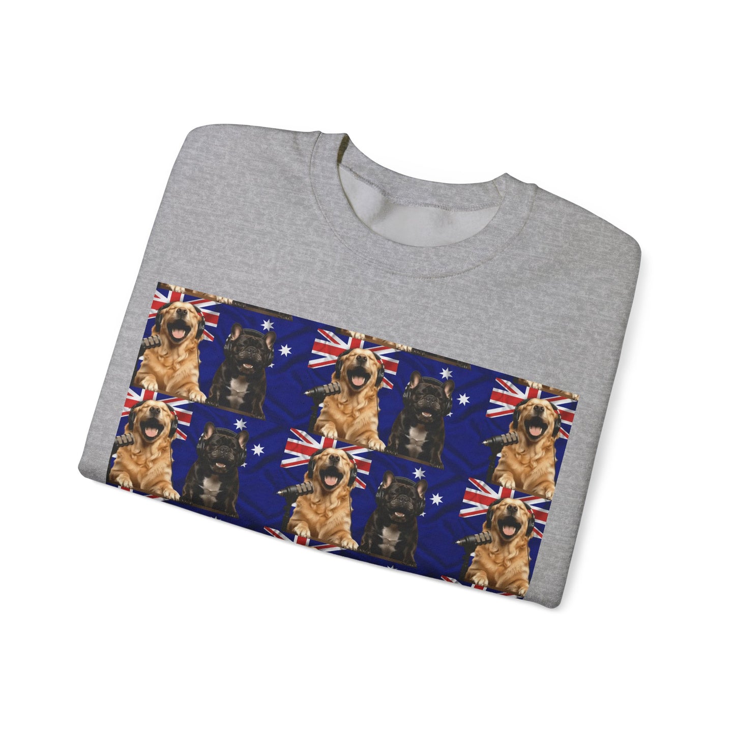 Goldie & Frenchie Australian Pride Crewneck Sweatshirt — Fully Printed Special Edition - Ships from Australia + New Zealand