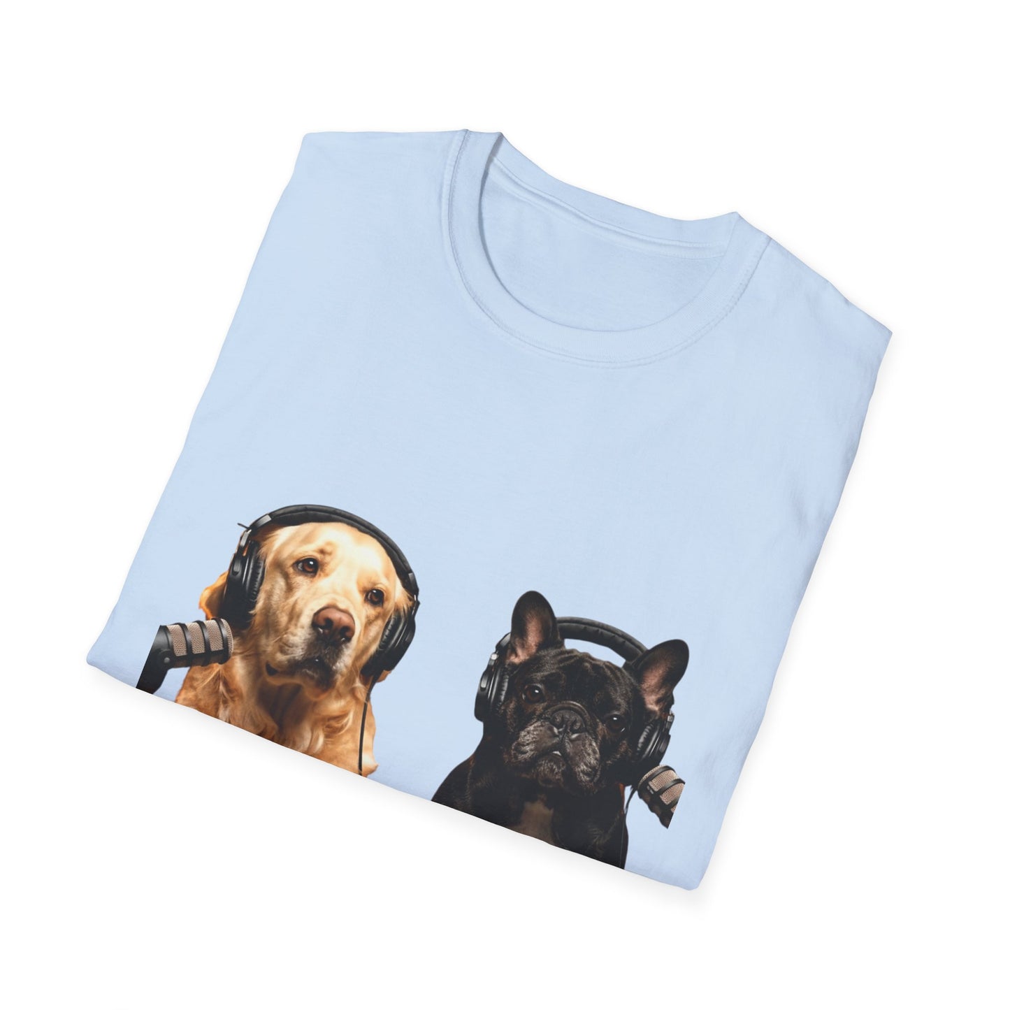 Goldie & Frenchie back & front Softstyle T-shirt
