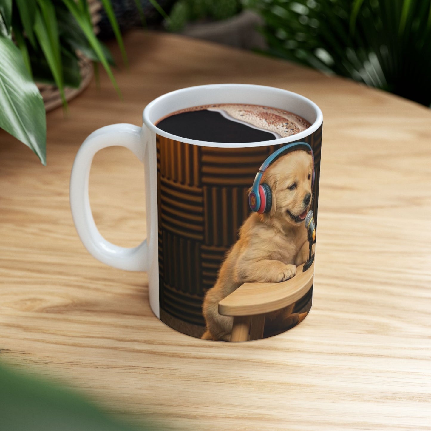 Baby Goldie & Frenchie Puppies 'In The Studio' — Mug for Dog Lovers (11oz/15oz)