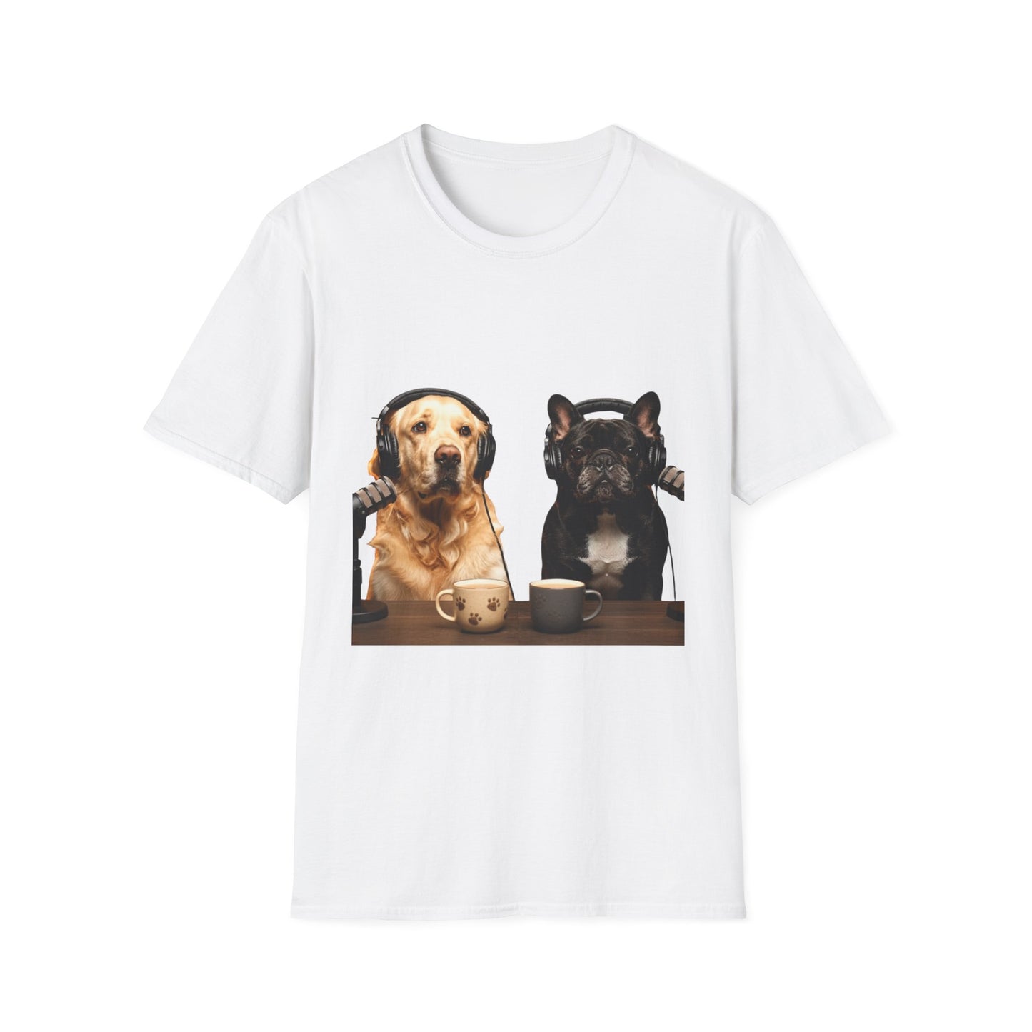 Goldie & Frenchie back & front Softstyle T-shirt