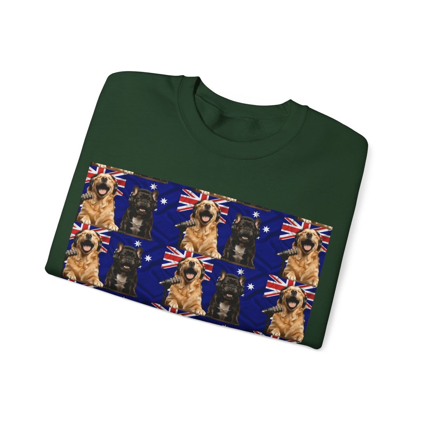 Goldie & Frenchie Australian Pride Crewneck Sweatshirt — Fully Printed Special Edition - Ships from Australia + New Zealand