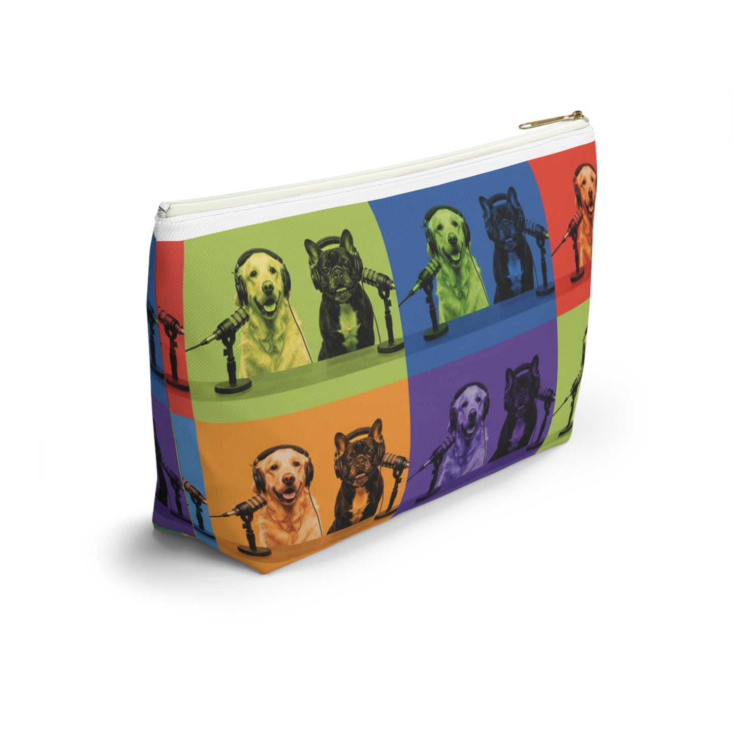 Goldie & Frenchie Warhol Inspired Pop Art Accessory Pouch