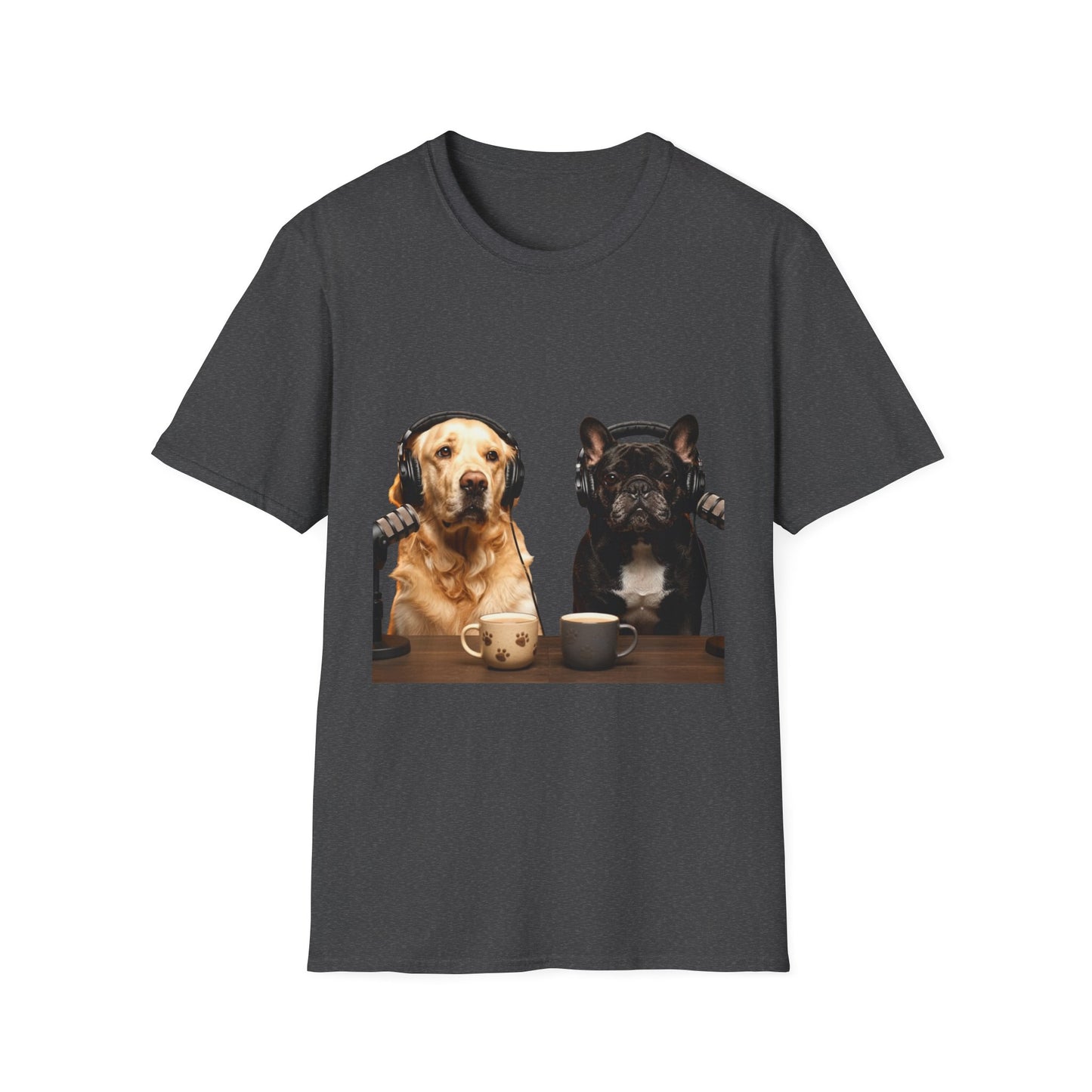 Goldie & Frenchie back & front Softstyle T-shirt