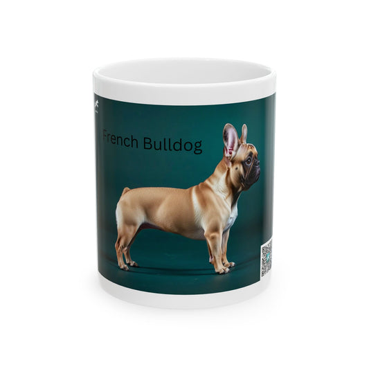 French Bulldog Ceramic Mug — French Bulldog Dog Breed Coffee Cup (11oz/15oz)