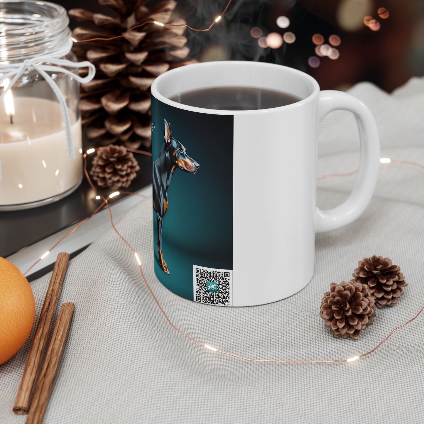 Doberman Pinscher Ceramic Mug – Dog Lover Gift (11oz & 15oz)