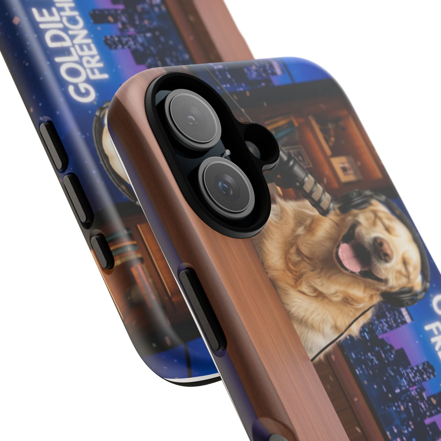 Goldie & Frenchie Talk Show LOL Laughing out iPhone Cases