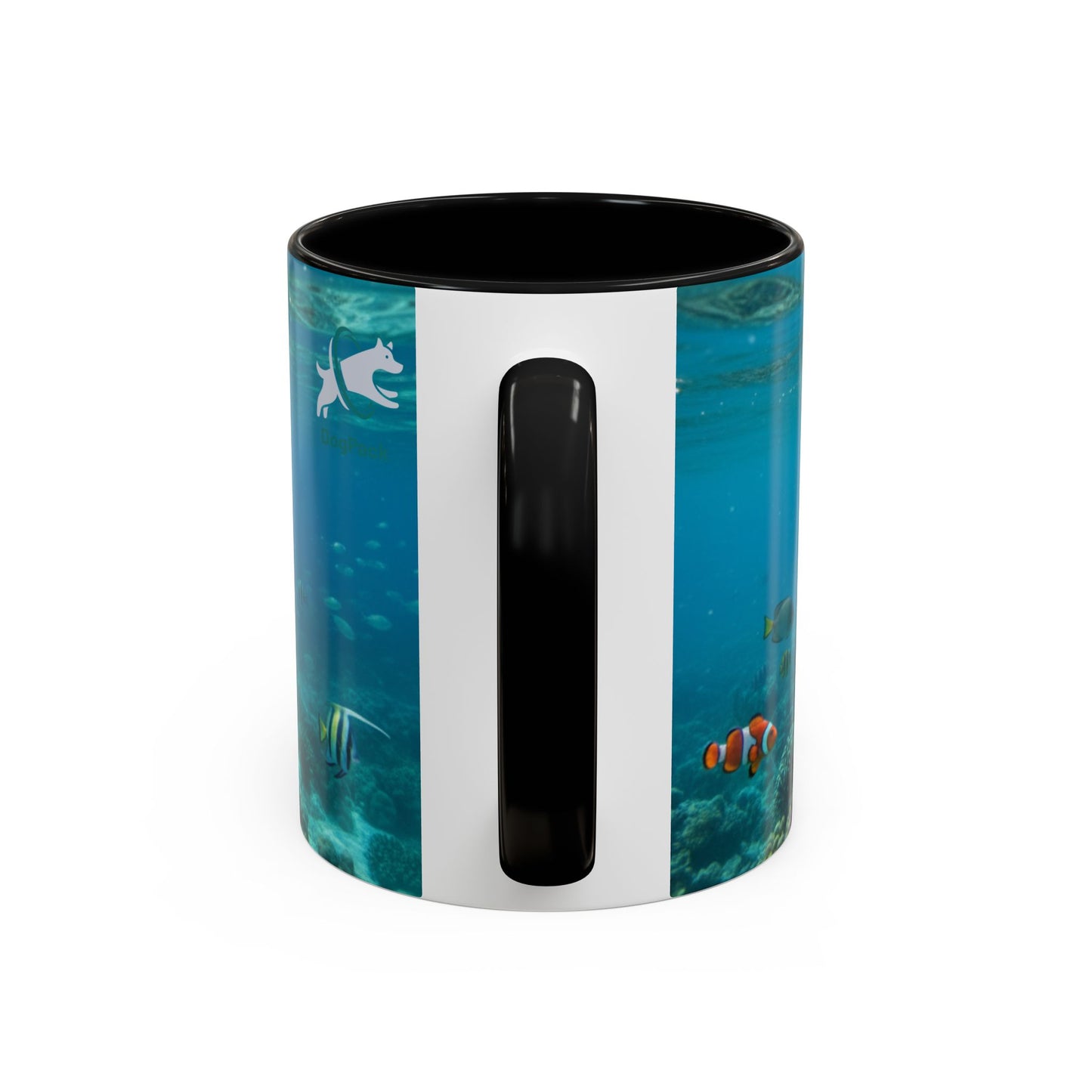 Goldie & Frenchie 'Let's go Deep' Accent Coffee Mug – Choose your Color Interior (11/15oz)