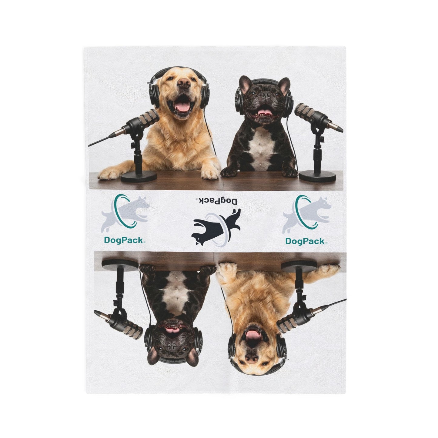 Goldie & Frenchie Velveteen MicroPlush Blanket