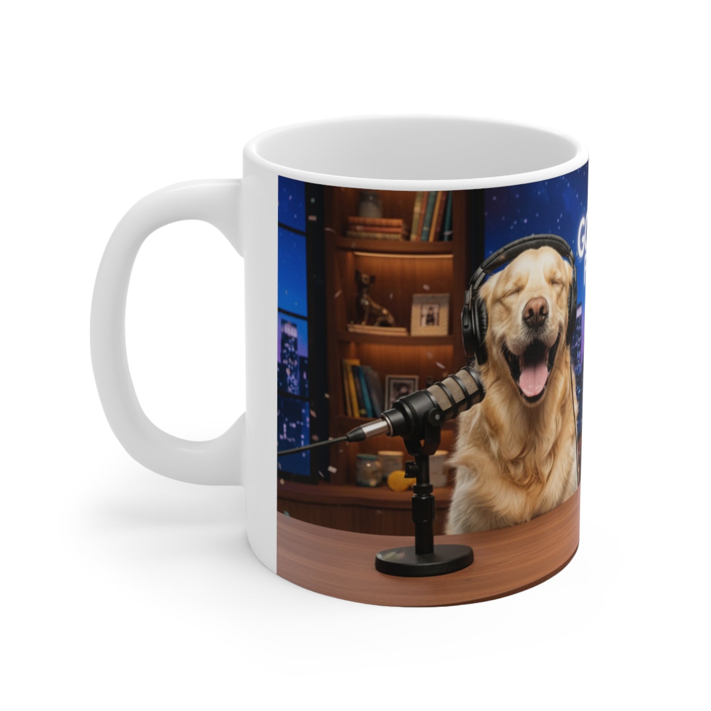 Goldie & Frenchie LOL Talk Show - Laugh Out Loud Studio Mug (11oz & 15 oz)- Ships from United Kingdom