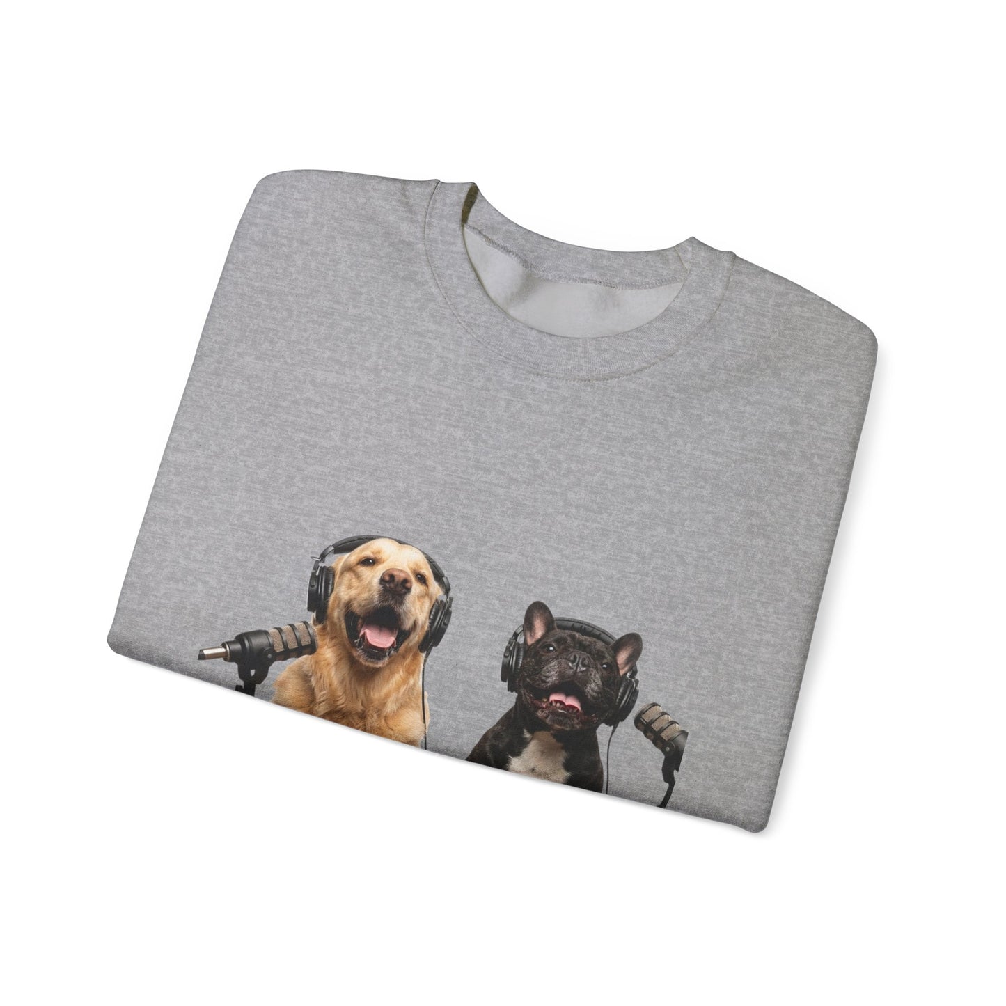 Goldie & Frenchie Smiling Crewneck with G&F sleeves