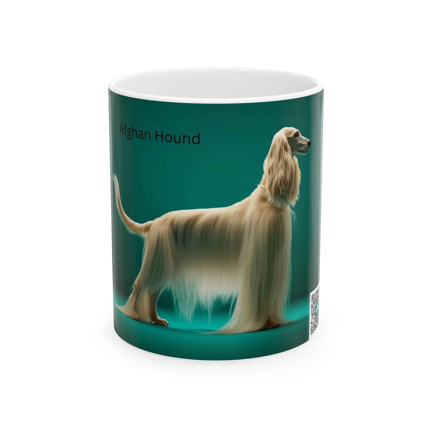 Afghan Hound Ceramic Mug – Dog Lover Coffee Cup (11oz/15oz)