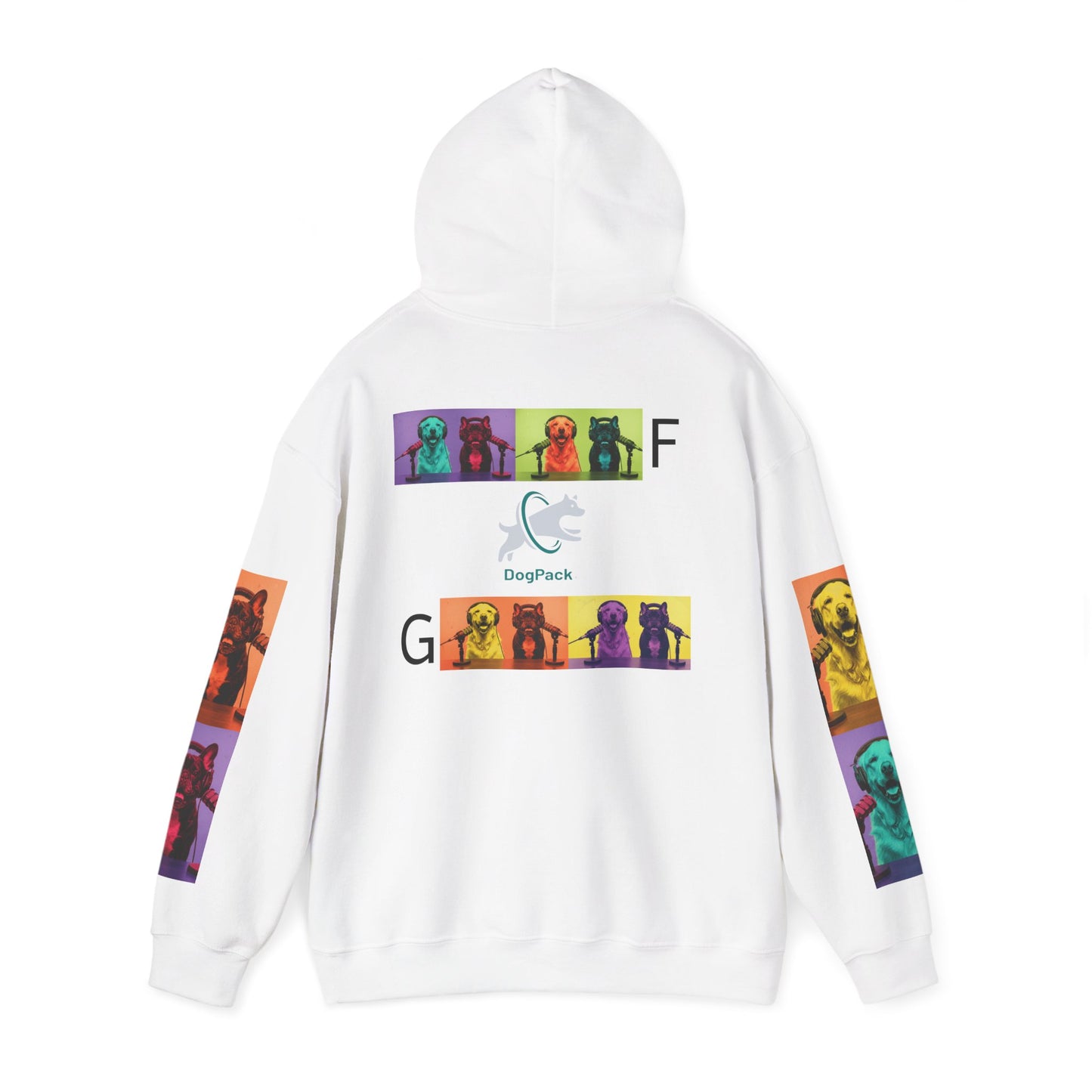 Goldie & Frenchie Cruisin' Hoodie — G&F "Windows down, music up" - Warhol inspired