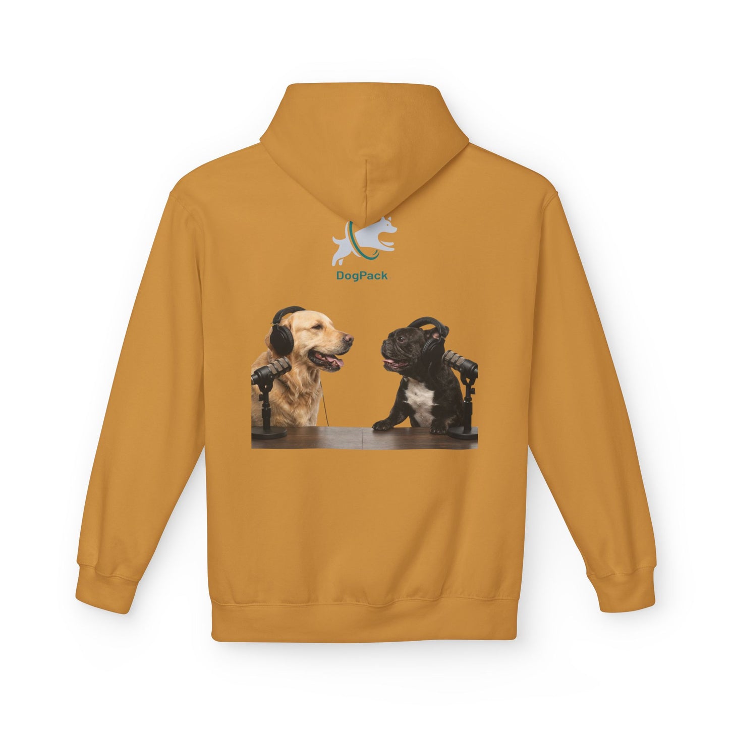 Custom Goldie & Frenchie with Your Dog! Soft Style Podcast Hoodie