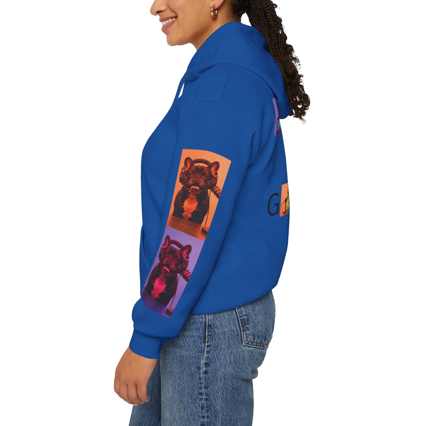 Goldie & Frenchie Cruisin' Hoodie — G&F "Windows down, music up" - Warhol inspired