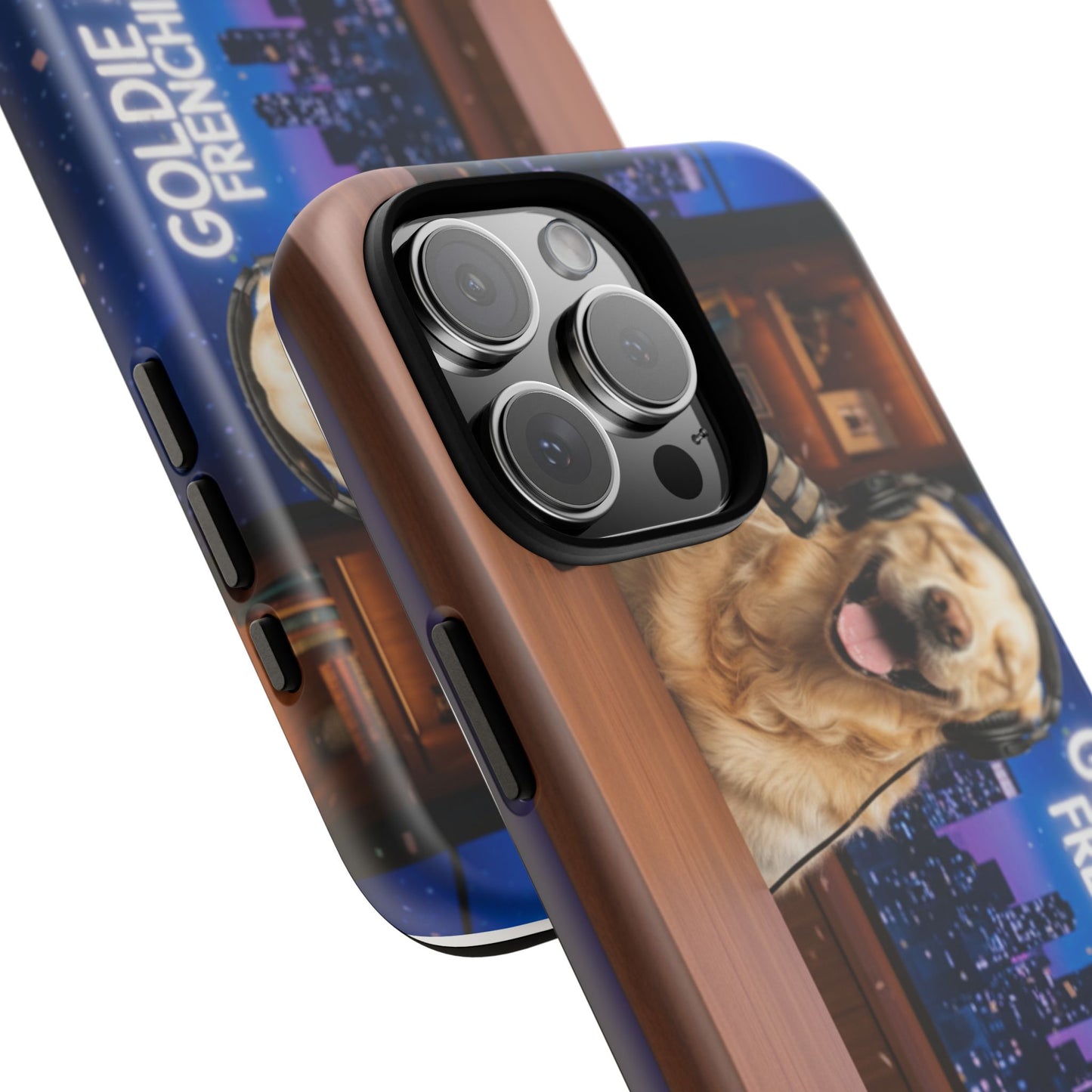 Goldie & Frenchie Talk Show LOL Laughing out iPhone Cases