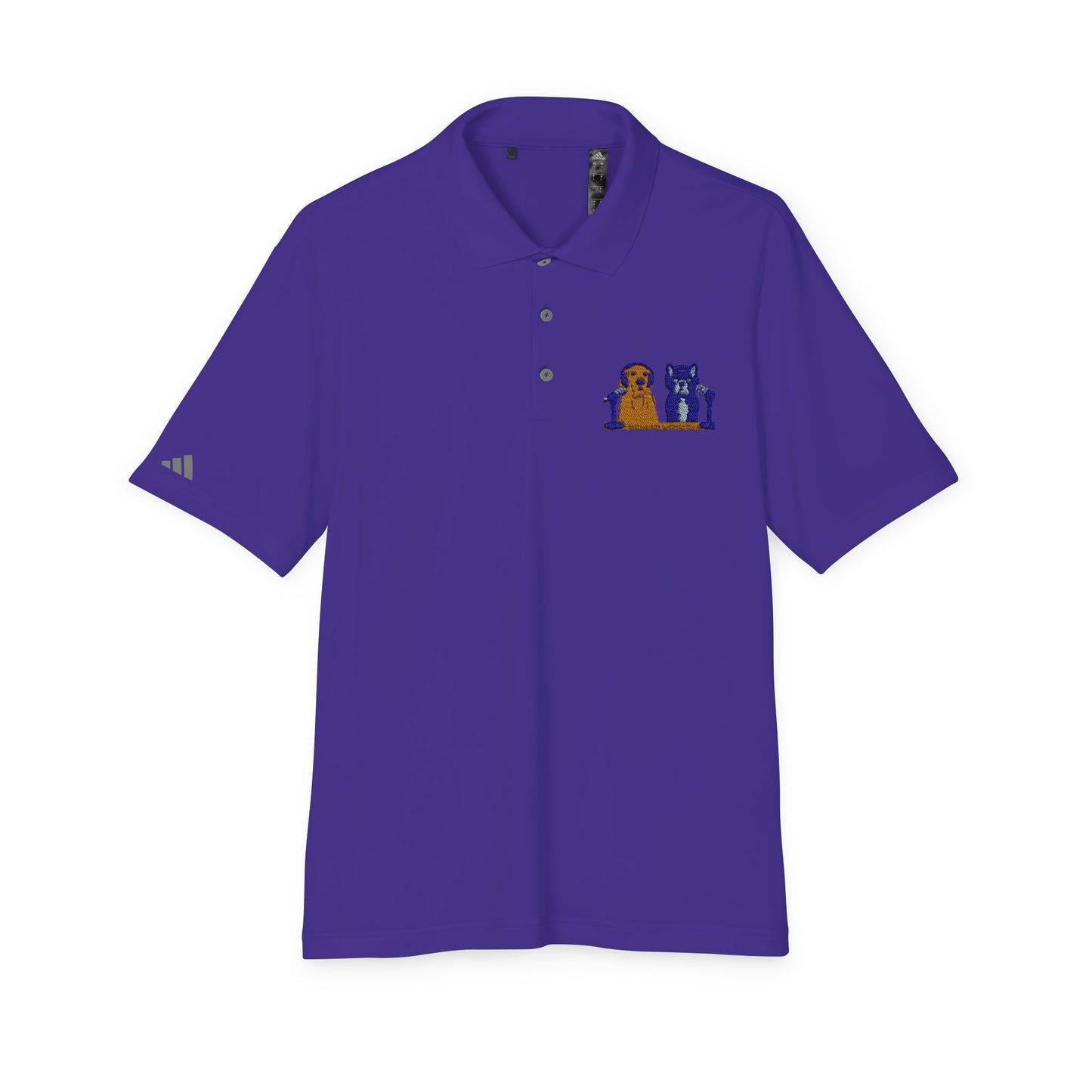 Goldie & Frenchie Embroidered Logo High Performance Polo | Customized adidas®