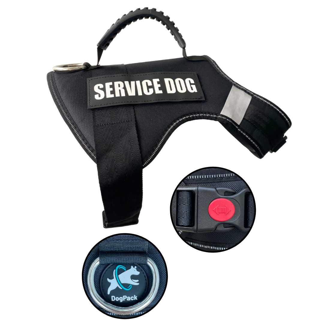 Reflective Service Dog Harness