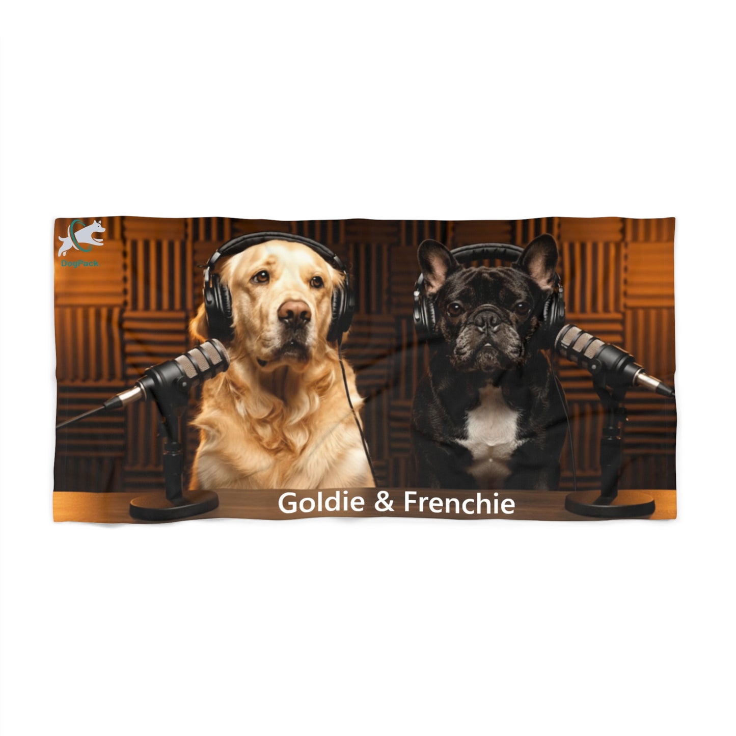 Goldie & Frenchie Beach Towel